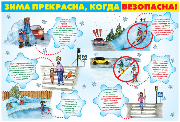 Зима прекрасна, когда безопасна! Зима прекрасна, когда безопасна!.